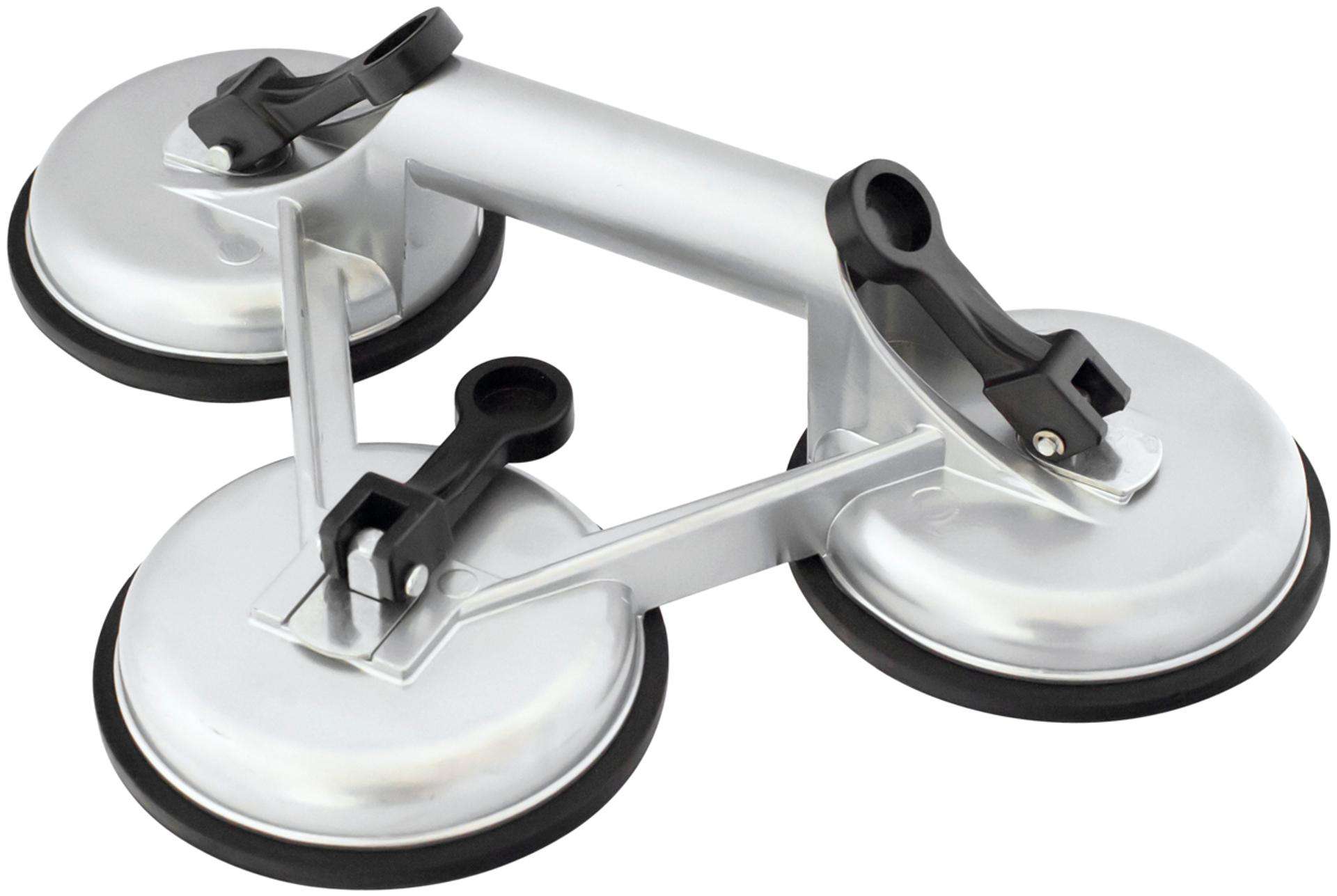 Ventosa corpo alumínio 3 fixadores MacFer VA103 115mm refª 017.0009 MACFER