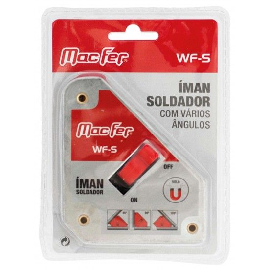Íman soldador c/ vários ângulos MacFer WF-S 25kg (on/ off) refª 016.0100 MACFER Íman soldador c/ vários ângulos MacFer WF-S 25kg (on/ off) refª 016.0100 MACFER