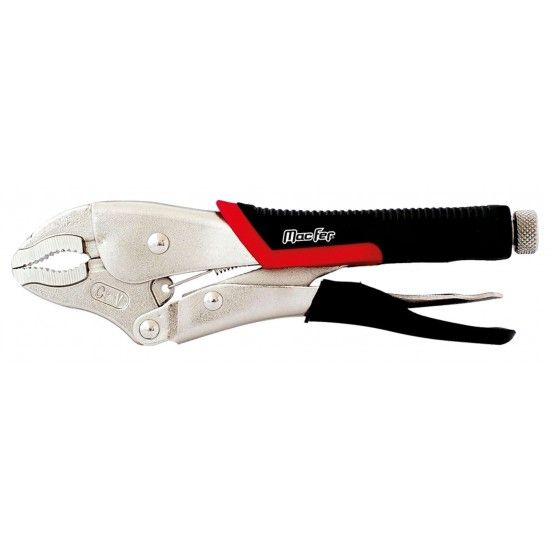 Alicate press�o boca curva c/ punho MacFer DL-IA 10" ref� 016.0008 MACFER