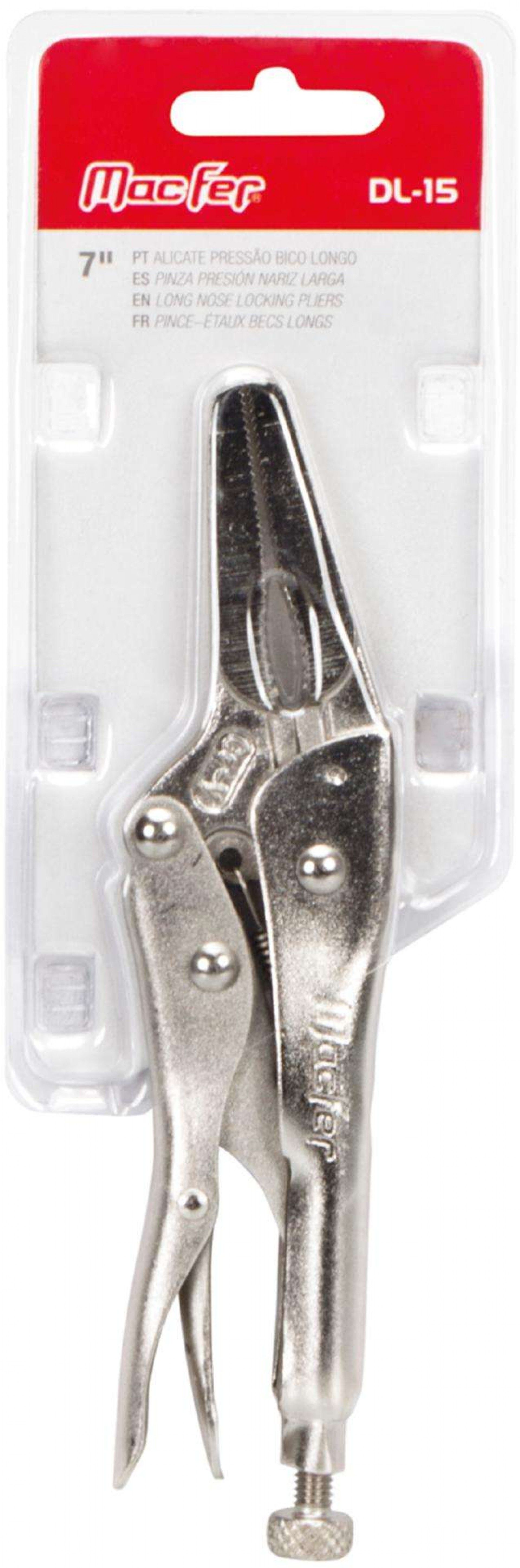 Alicate pressão bico longo MacFer DL-15 9" refª 016.0007 MACFER