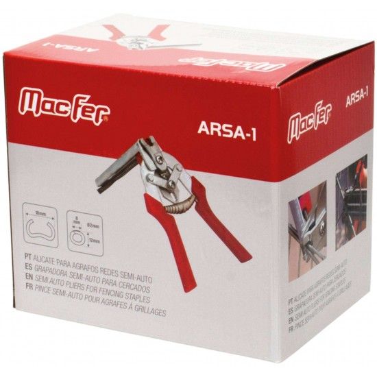 Alicate p/ agrafos redes semi-auto MacFer ARSA-1 ref� 015.0077 MACFER