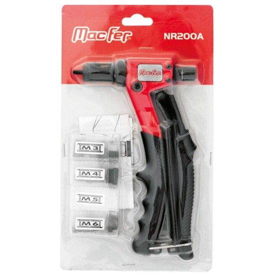 Alicate rebitar porcas MacFer NR200A M3~M6 ref� 015.0045 MACFER
