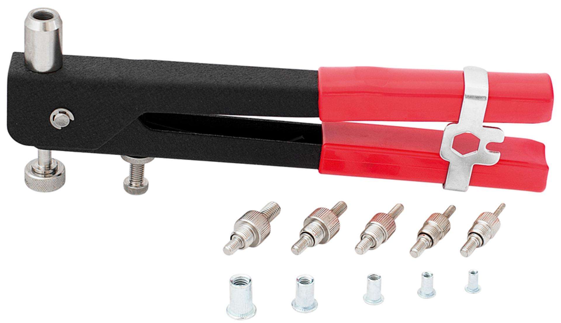 Alicate rebitar porcas MacFer RNT126 M3~M8 126pçs refª 015.0041 MACFER
