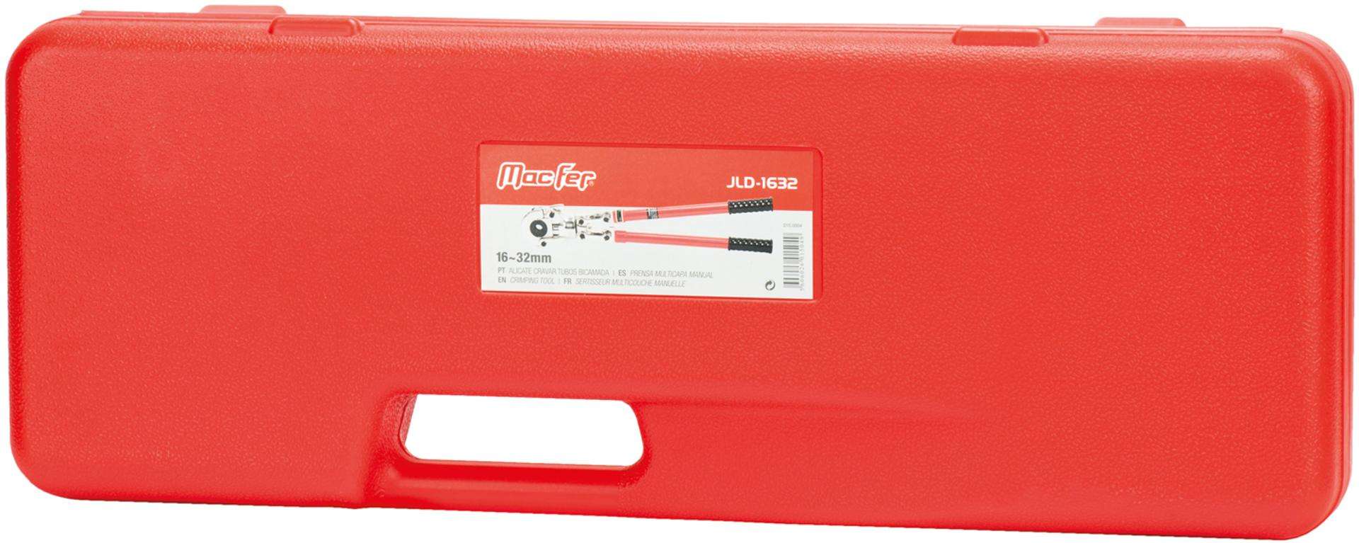 Alicate cravar tubos bicamada MacFer JLD-1632 16~32mm refª 015.0004 MACFER