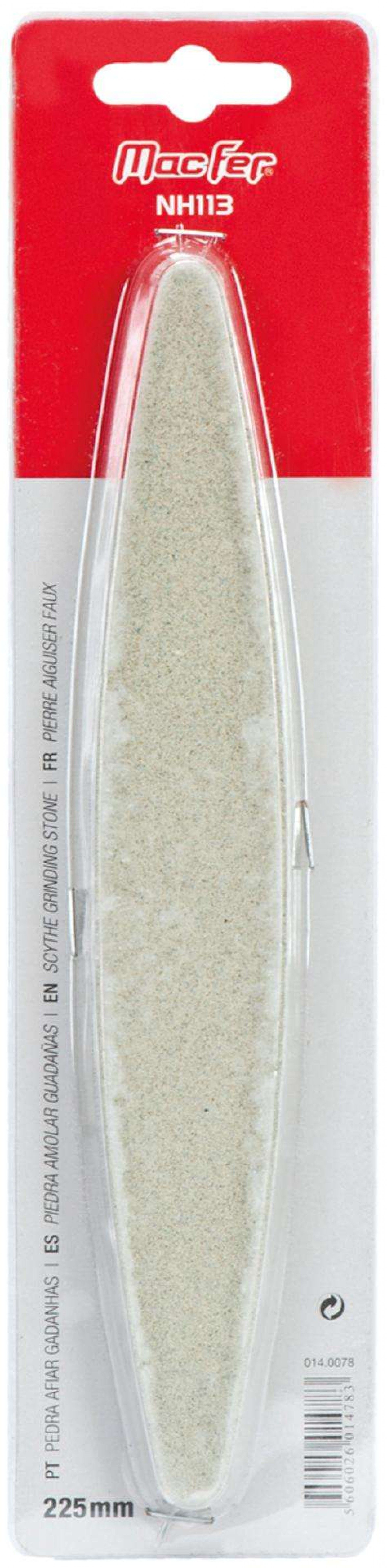Pedra afiar gadanhas MacFer NH113 225mm refª 014.0078 MACFER