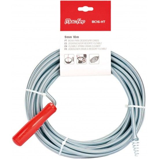 Bicha para desentupir canos BC16-HT  9mm  10m ref� 014.0072 MACFER