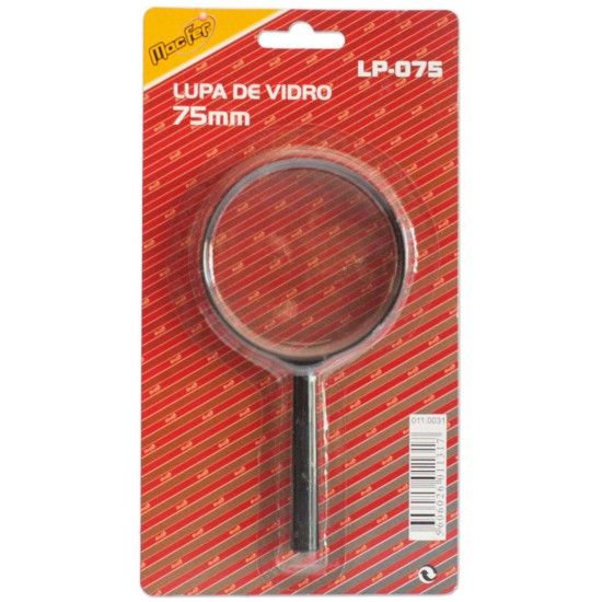 Lupa vidro MacFer LP-075 75mm ref� 011.0031 MACFER