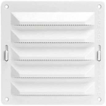 Grelha ventiladora com regulador vertical PP RRV-102-WH 150x150mm branca ref� 009.0143 MACFER