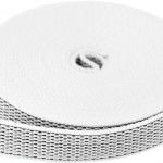 Fita p/ estore nylon  FEN-BP-BL 20mm 6m branca/ preta  ref� 009.0161 MACFER