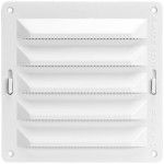 Grelha ventiladora com regulador vertical PP RRV-102-WH 150x150mm branca ref� 009.0143 MACFER