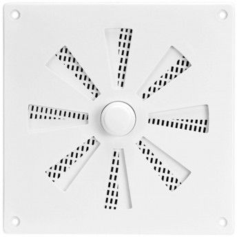 Grelha ventiladora com regulador PP GRG-15-WH 150x150mm branca ref� 009.0141 MACFER