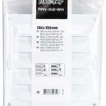 Grelha ventiladora com regulador vertical PP RRV-102-WH 150x150mm branca ref� 009.0143 MACFER