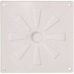 Grelha ventiladora com regulador PVC GVS-PVC 200x200mm castanho ref� 009.0092 MACFER