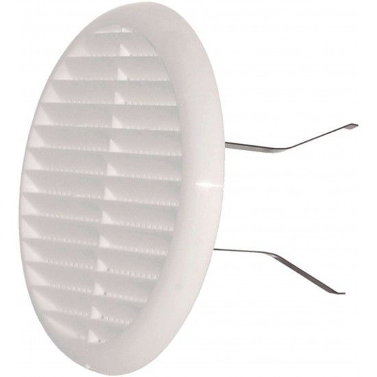 Grelha ventiladora redonda PVC GVO-PVC 120mm castanha ref� 009.0094 MACFER