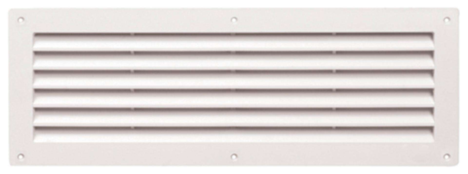 Grelha ventiladora PVC GVR-PVC 100x250mm castanha refª 009.0098 MACFER