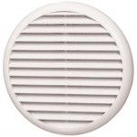 Grelha ventiladora redonda PVC GVO-PVC 120mm castanha ref� 009.0094 MACFER