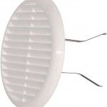 Grelha ventiladora redonda PVC GVO-PVC 120mm castanha ref� 009.0094 MACFER