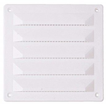 Grelha ventiladora PVC GV-PVC 120x120mm branca ref� 009.0080 MACFER