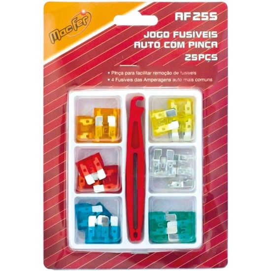 Kit fus�veis auto c/ pin�a MacFer AF25S 25p�s ref� 009.0014 MACFER