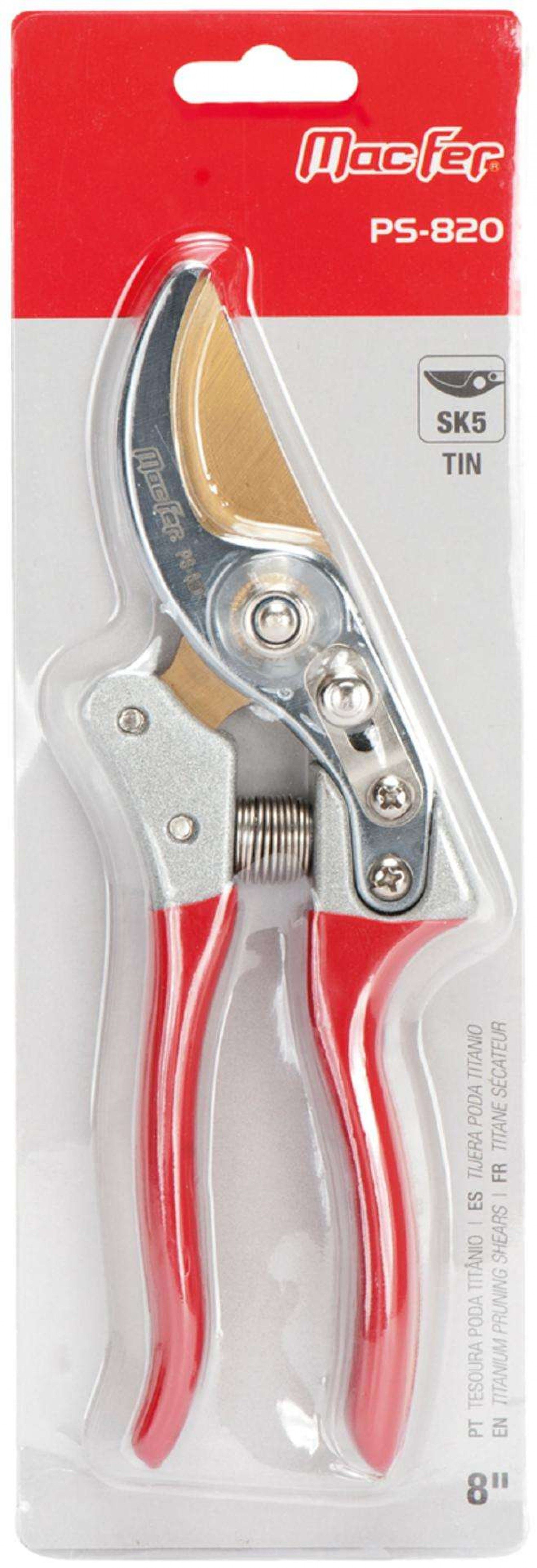 Tesoura poda SK5 titânio PS-820 8" refª 008.0070 MACFER
