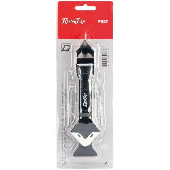 Raspador c/betumadeira p/silicone 3 em 1 ref� 007.0077 MACFER