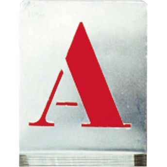 Jg. abeced�rio pintar alum�nio MacFer APA-01   70mm ref� 007.0038 MACFER