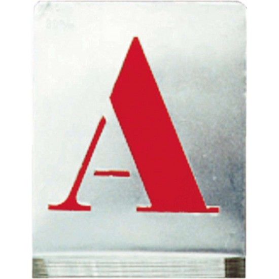 Jg. abeced�rio pintar alum�nio MacFer APA-01   50mm ref� 007.0036 MACFER