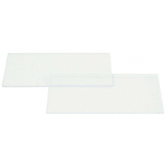 Vidro p/ m�scara sold. claro  VMS-T 50x105mm  ref� 005.0004 MACFER