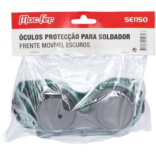 �culos prot. p/ soldador frt. mov�vel MacFer SE1150 escuros ref� 005.0007 MACFER