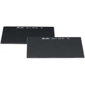 Vidro p/ m�scara sold. escuro  VMS-E DIN10 50x105mm  ref� 005.0012 MACFER
