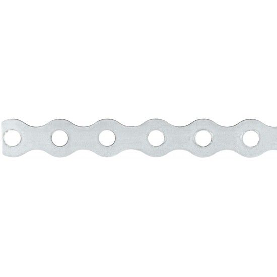 Fita ondulada perfurada galvanizada FOP 17x0,8mm (10m) refª 004.0004 MACFER Fita ondulada perfurada galvanizada FOP 17x0,8mm (10m) refª 004.0004 MACFER