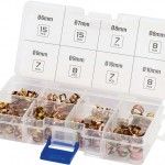 Caixa stock abra�adeiras mola 6-10mm 75p�  Ref� 004.0001 MACFER