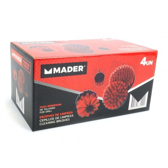 Escovas de Limpeza, para Berbequim, 4un ref� 88099 MADER