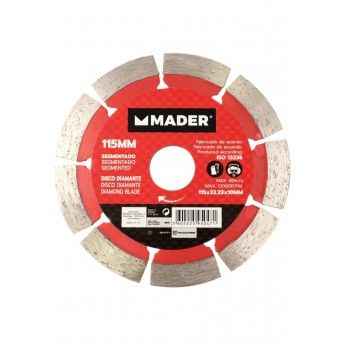 Disco Diamante, Segmentado, 115x22.23x12mm refª 95059 MADER Disco Diamante, Segmentado, 115x22.23x12mm refª 95059 MADER
