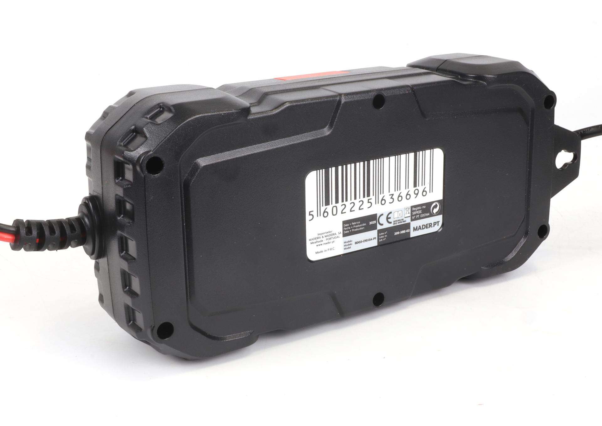 Carregador de Baterias, Inteligente, 10A, 6-12V refª 63669 MADER