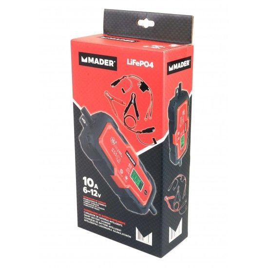 Carregador de Baterias, Inteligente, 10A, 6-12V ref� 63669 MADER