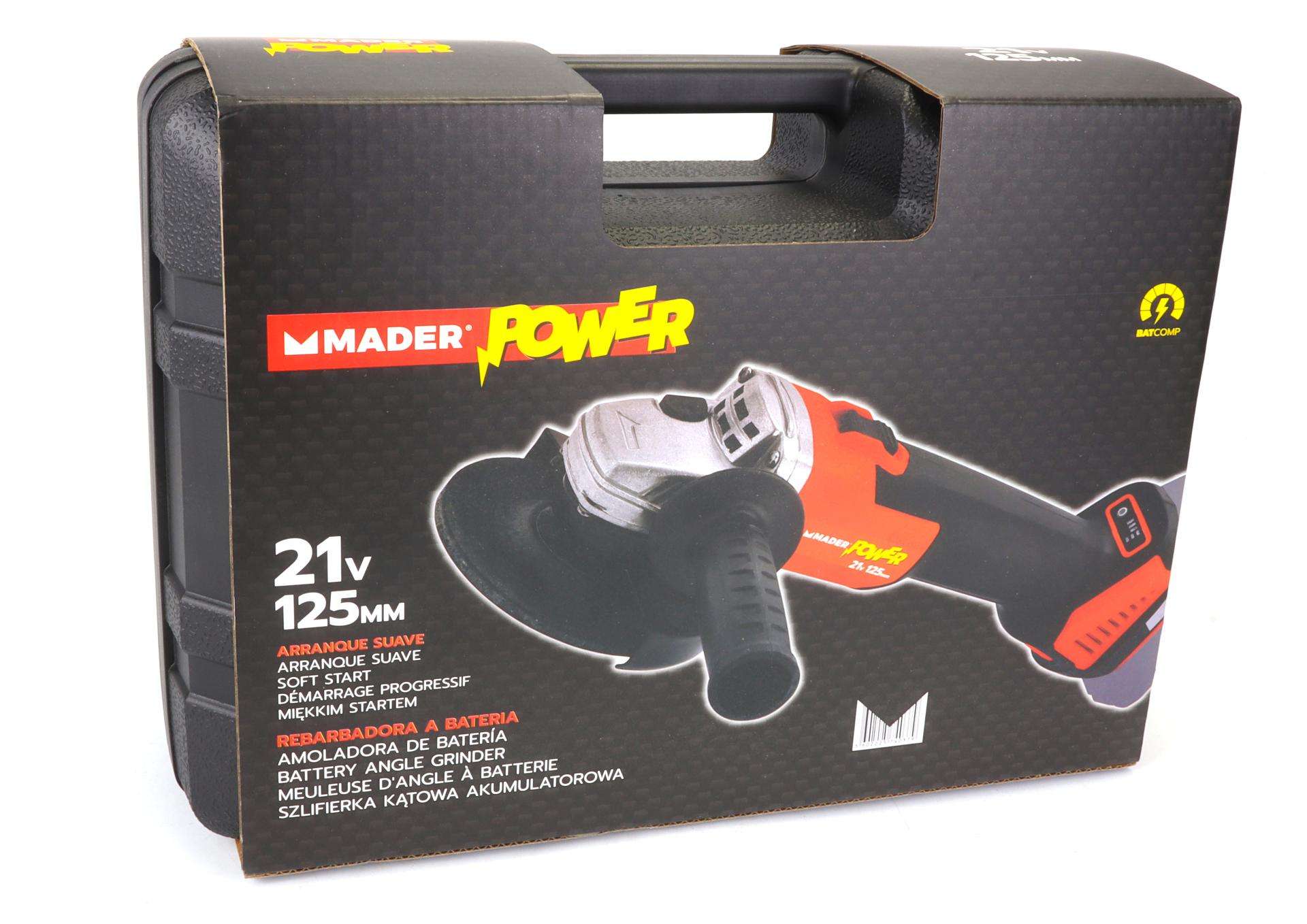 Rebarbadora, 18/21V, 125mm - MADER POWER® refª 74037 MADER