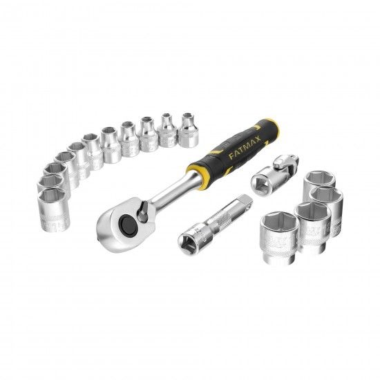 Kit chaves caixa c/roquete 3/8" 18p� ref� FMMT98102-0 STANLEY