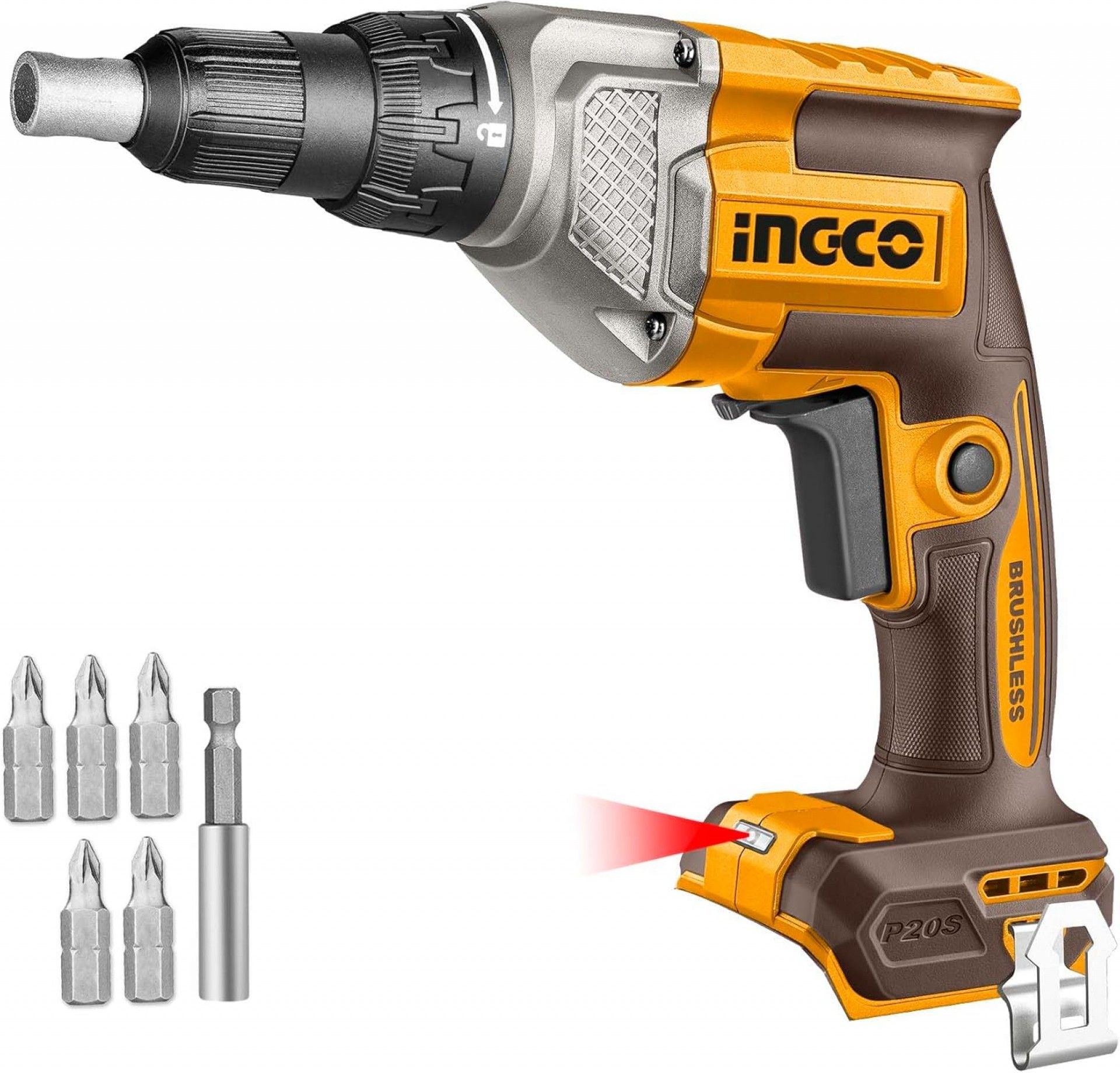 Aparafusadora 20V brushless 30Nm Gesso Cartonado refª CDSLI20428 IngCo