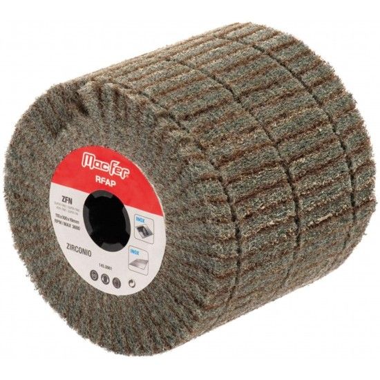Rebolo fibra abrasiva MacFer RFAP 110x100 GR ZFN fino ref� 145.0062 Macfer