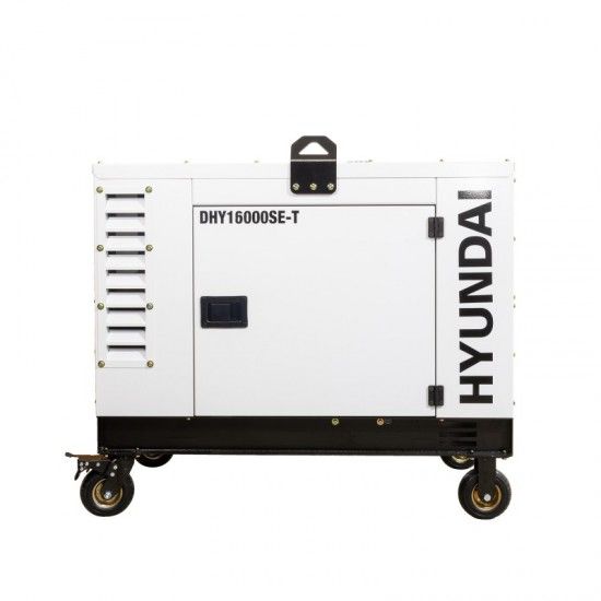 Gerador diesel silencioso 16.3KvA tri/monof�sico ATS ref� DHY16000SE-T HYUNDAI