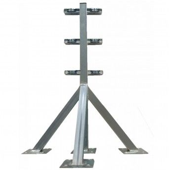 Estendal central 3 roldanas zincado uni ref� 11406000