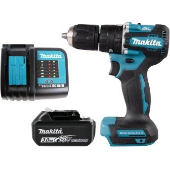 Aparafusadora BL 18V LXT 40Nm + Bat 3.0Ah + carregador refª DHP487SF MAKITA Aparafusadora BL 18V LXT 40Nm + Bat 3.0Ah + carregador refª DHP487SF MAKITA