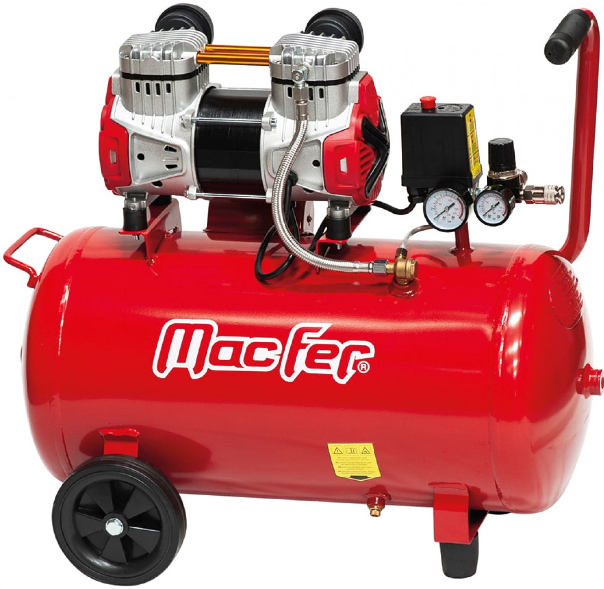 Compressor silencioso 50L 2Hp CA4405 refª 044.0005 Macfer
