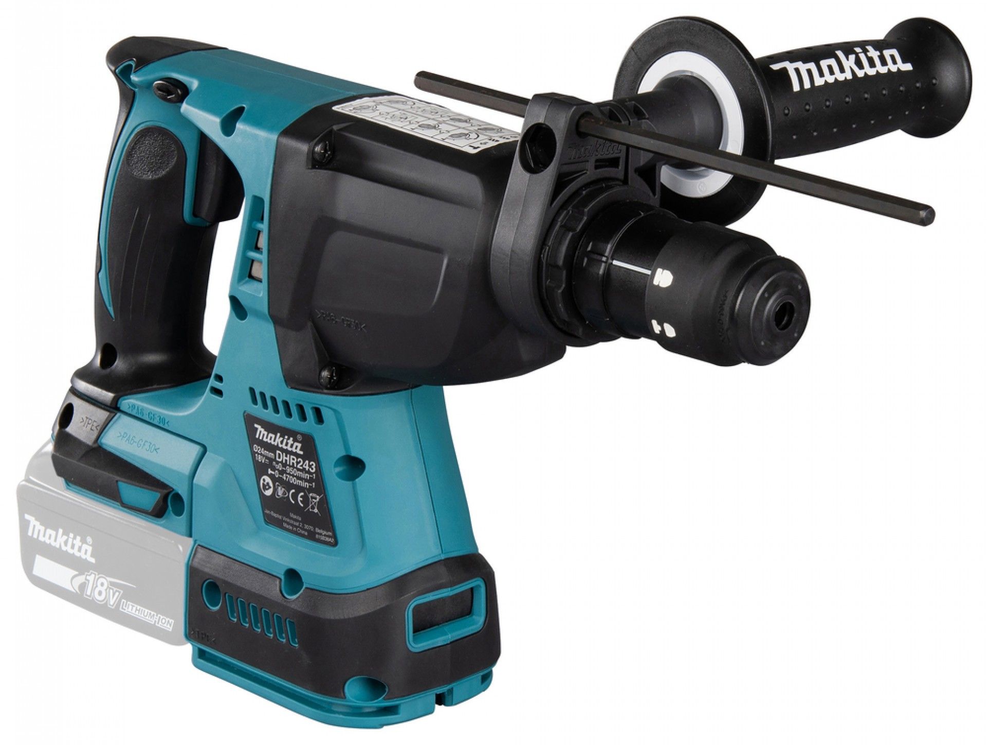 Martelo Ligeiro BL 18V LXT 24mm SDS-P refª DHR243Z Makita