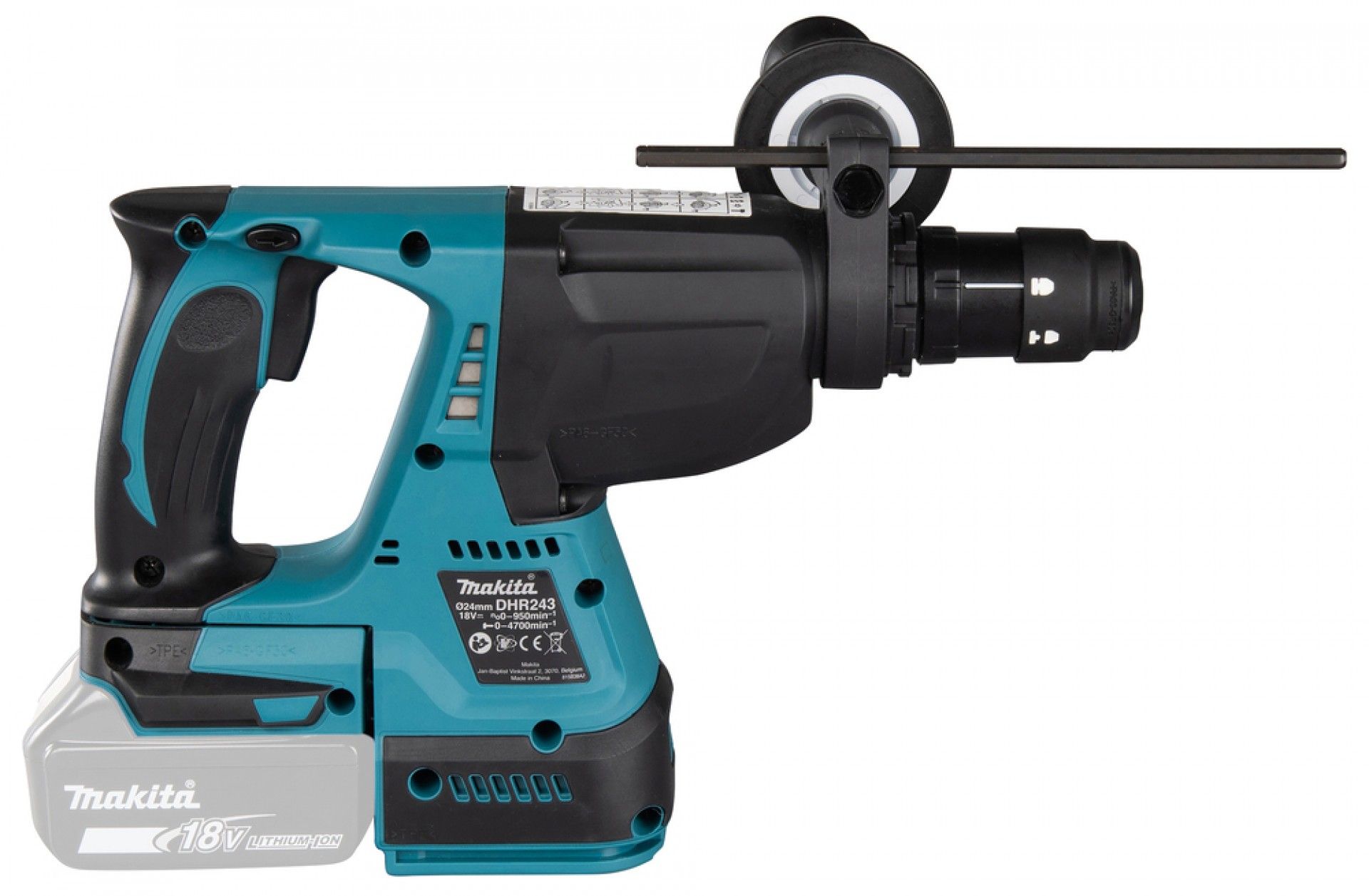 Martelo Ligeiro BL 18V LXT 24mm SDS-P refª DHR243Z Makita
