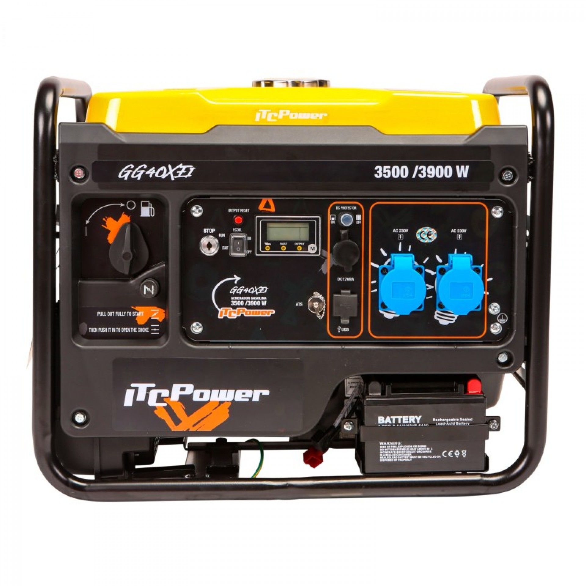 Gerador Monofásico 3.9Kw refª GG40XEi ITCpower