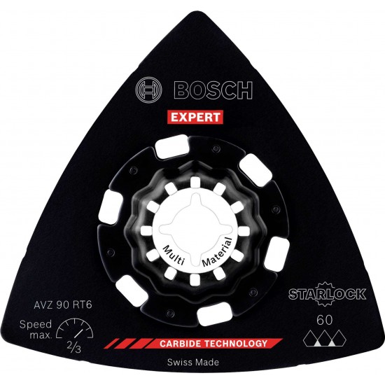 Placa de lixar EXPERT AVZ 90 RT6, 90 mm refª 2608902064 BOSCH Placa de lixar EXPERT AVZ 90 RT6, 90 mm refª 2608902064 BOSCH