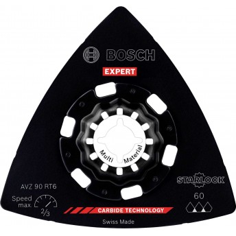 Placa de lixar EXPERT AVZ 90 RT6, 90 mm refª 2608902064 BOSCH Placa de lixar EXPERT AVZ 90 RT6, 90 mm refª 2608902064 BOSCH