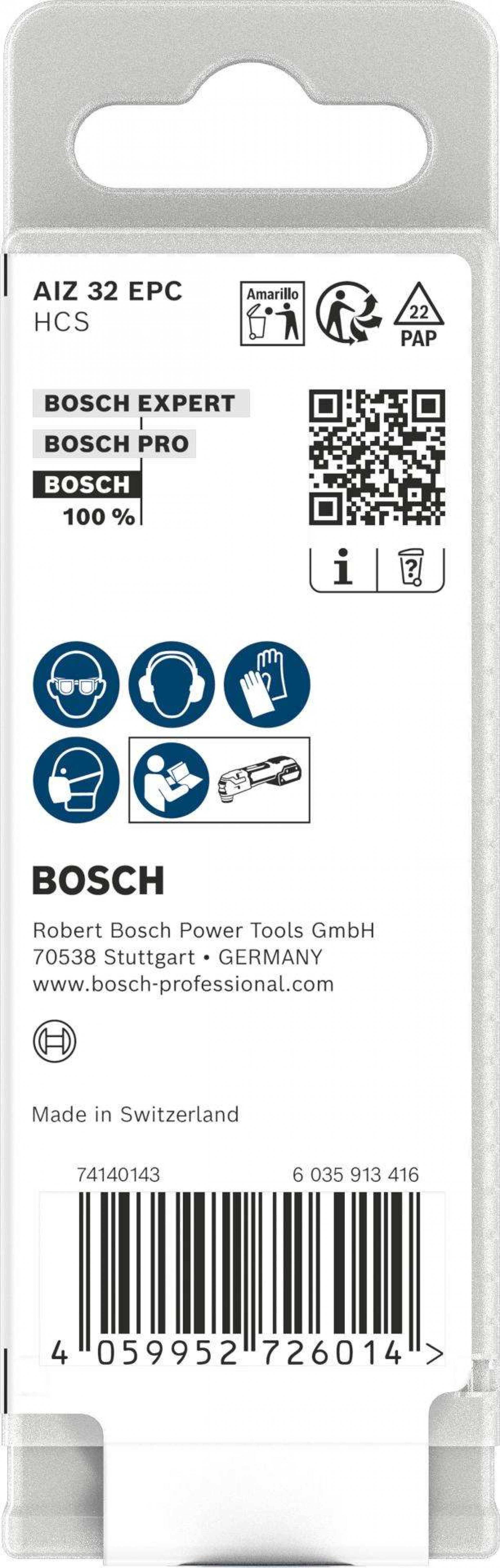 Lâmina de corte para madeira AIZ 32 EPC, Starlock, 32 x 50 mm, 10 unid refª 2608669249 BOSCH